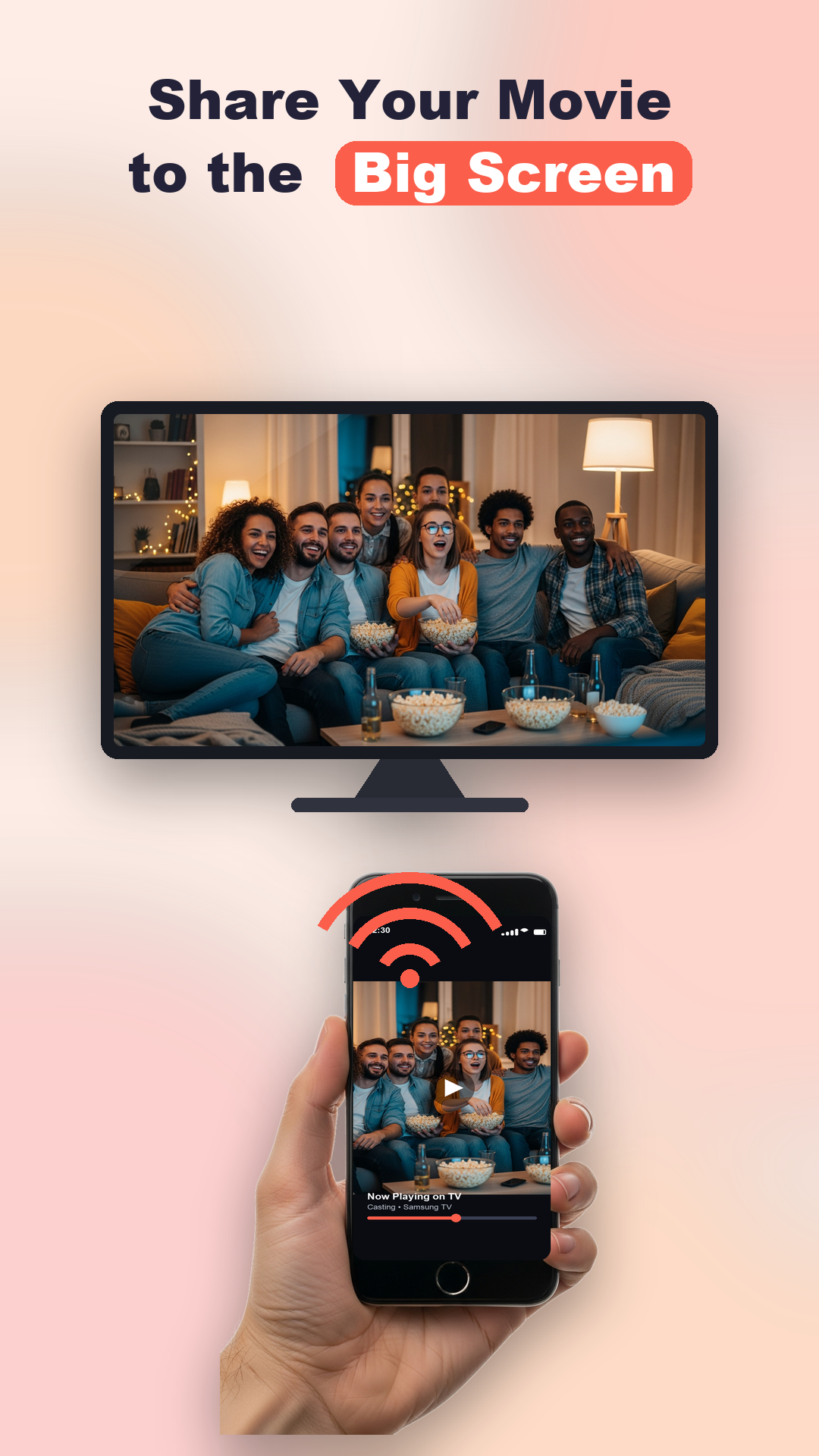 Cast to TV screen 5